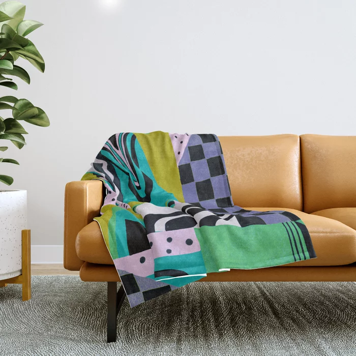 Product image of Society6 Sherpa Fleece throw blanket