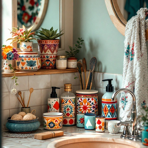 Create a Relaxing Boho Retreat in Your Bathroom with These 14 Cozy Ideas